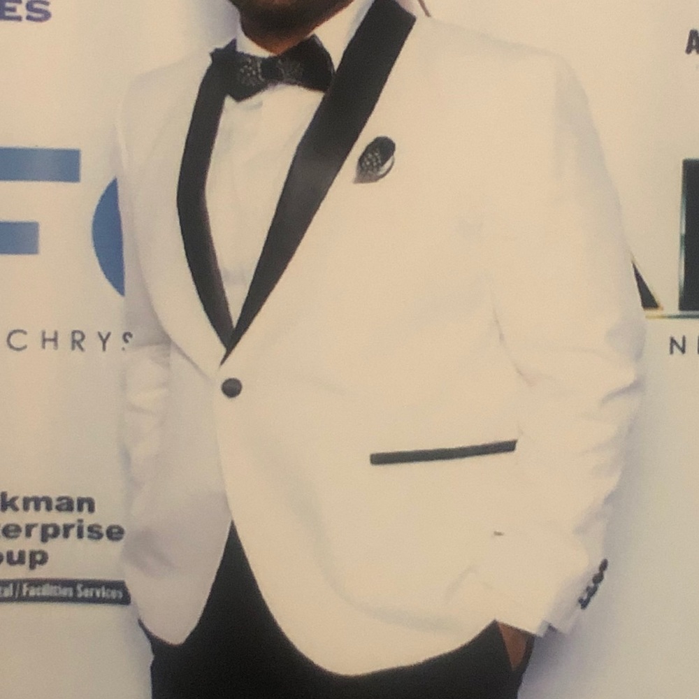 White & Black tuxedo jacket